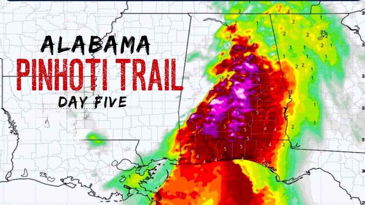 ALABAMA PINHOTI TRAIL 181 MILES (DAY FIVE) SEVERE WEATHER
