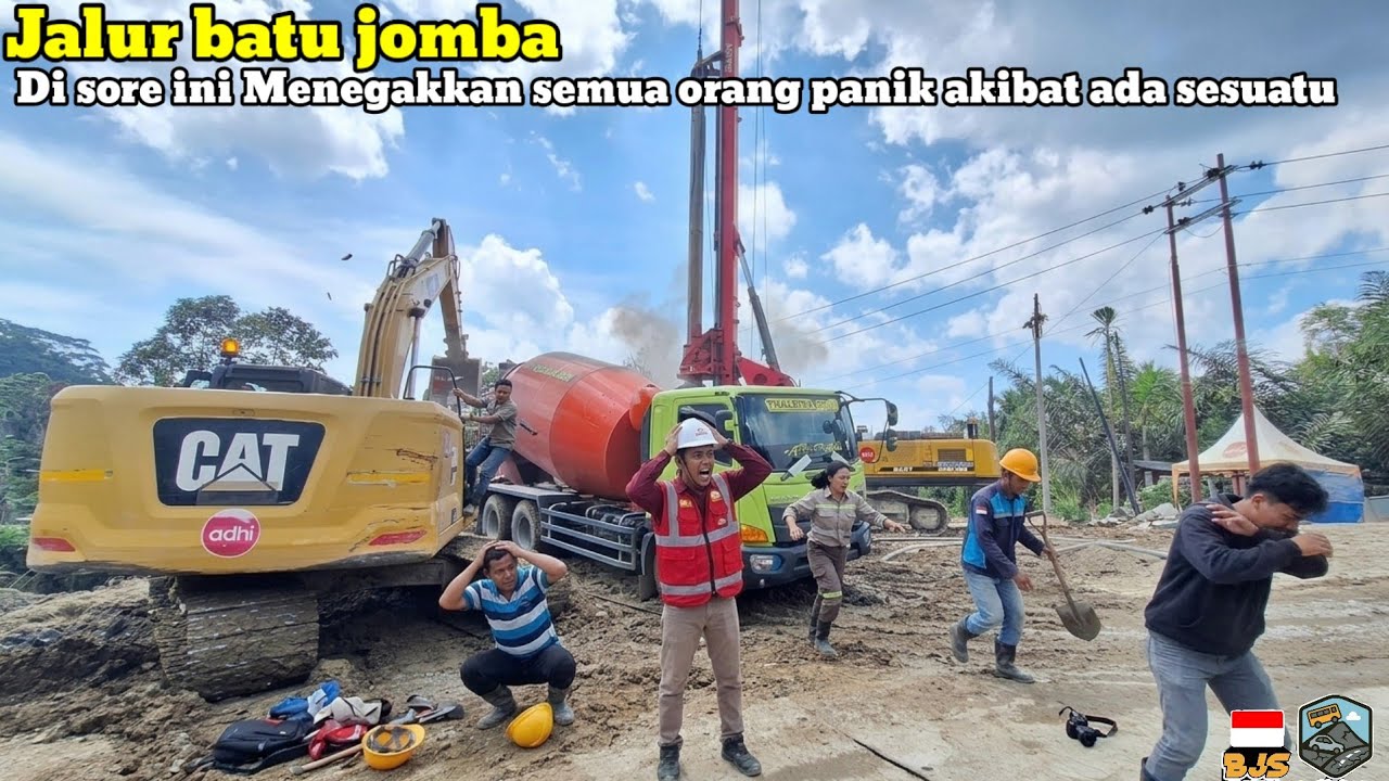 Jalur batu jomba‼️Di sore ini Menegakkan semua orang panik akibat ada sesuatu 