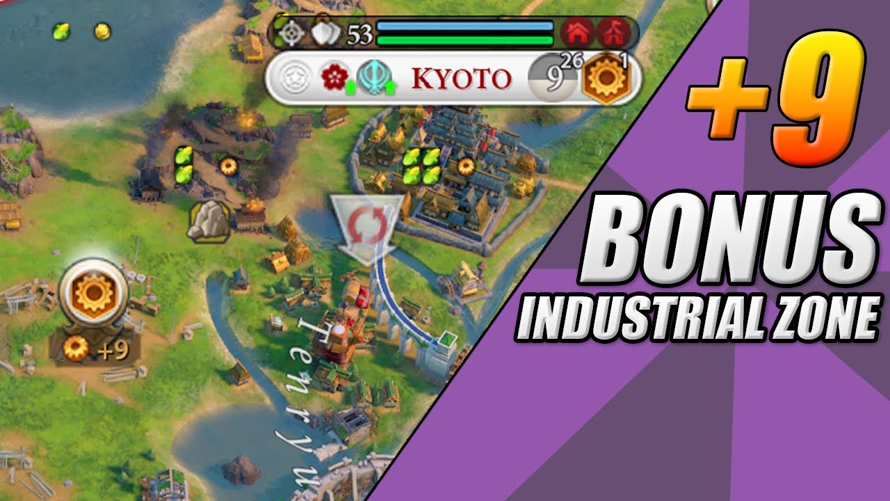 This Industrial zone made my capital POP OFF Civ 6 Japan High