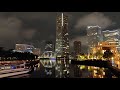 Rainy Walk in Yokohama - Minato Mirai Waterfront Area at Night - 4K 60 FPS Binaural Audio - Slow TV