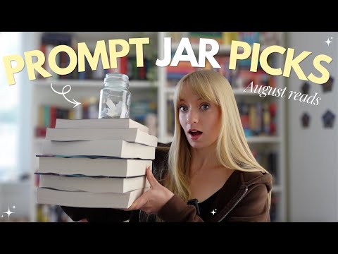 TBR prompt jar chooses my August reads! *finally more fantasy*