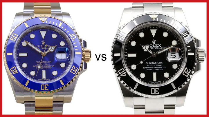 ▶ Rolex Submariner Two-Tone Yellow Gold vs Stainless Steel COMPARISON