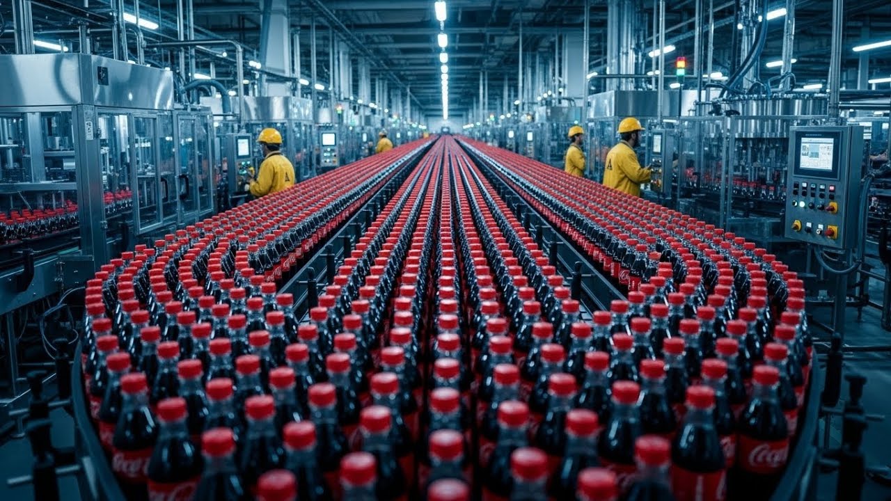 How Coca-Cola Production Works || Inside the Modern Factory - YouTube
