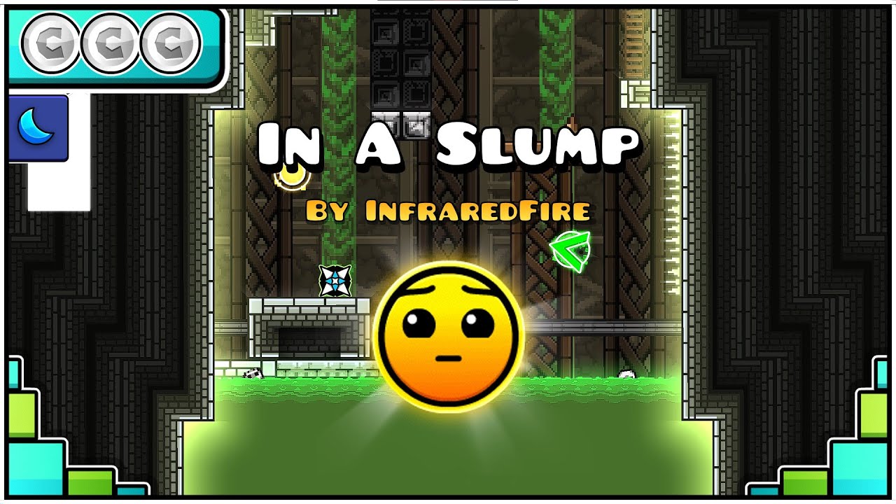 "In A Slump" by InfraredFire 3(C)_100% | Plat. | Geometry Dash
