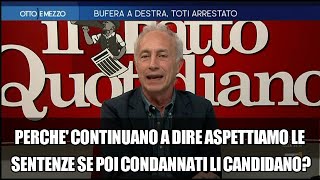 Arresto Toti, Confronto tra Marco Travaglio e Italo Bocchino demolito da Bruti liberati.