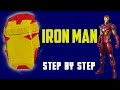 How to Make an Origami Iron Man Mask | Easy Paper Iron Man Mask Tutorial for Kids &amp; Fans