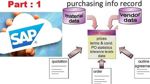 How to Create Purchase Info Record In SAP Part 1 ( Hindi / Urdu )