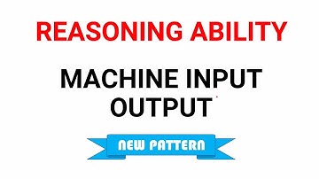 Machine Input Output NEW PATTERN based Problem for IBPS PO | CLERK | RBI Asst. [ In Hindi]