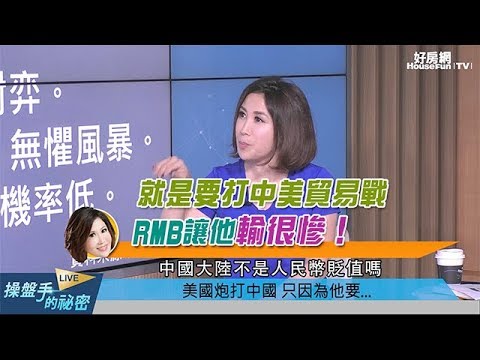 就是要打中美貿易戰 RMB讓他輸很慘｜#操盤手的秘密｜#陳斐娟 X 朱雲鵬｜#好房網TV ｜20190613