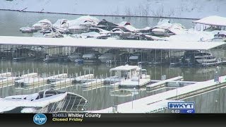 WKYT Investigates: Broken boats, Lake Cumberland marinas recovering from snow storm
