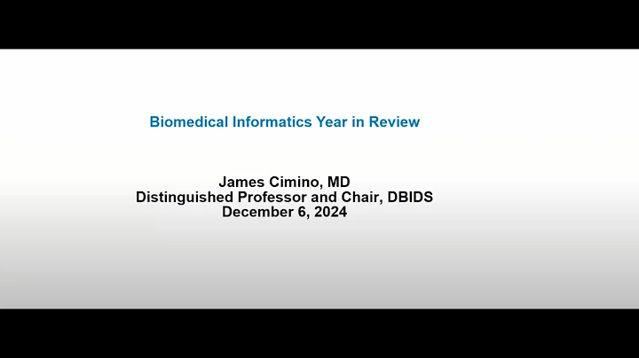 PowerTalks Seminar Series -  Jim Cimino, M.D. (Dec 6, 2024)