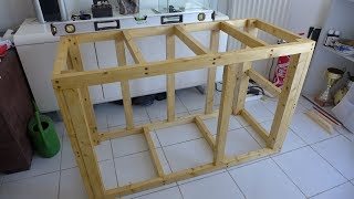 FABRICATION UN MEUBLE AQUARIUM EN BOIS