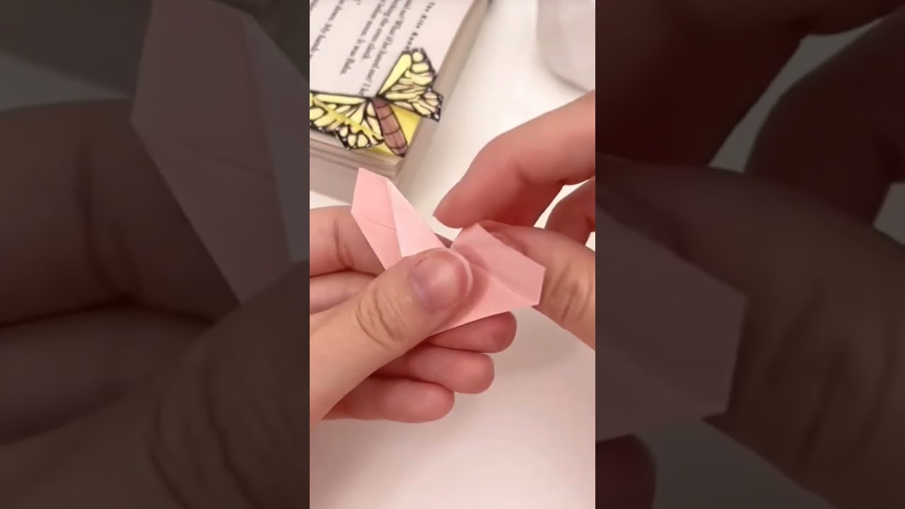 Butterfly paper bookmark