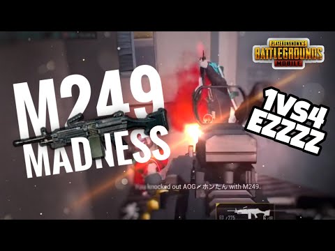 [PUBG MOBILE] <strong>M249</strong> MADNESS - This is why <strong>m249</strong> is required in squad mode!