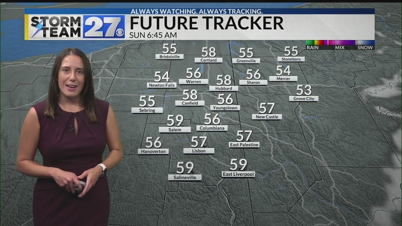More sunshine and dry weather Sunday - YouTube