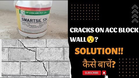 Cracks on ACC block walls | Prevention and Solution| क्या करना चाहिए? |
