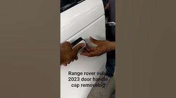range rover velar 2023 door handle cap removing