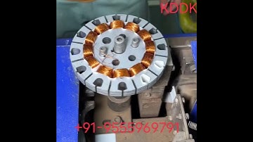 Fan winding machine setup