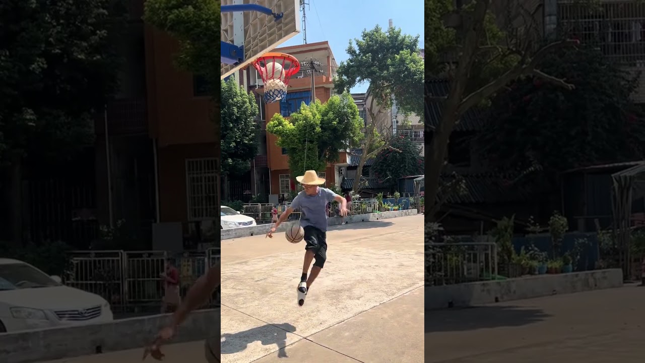 Streetball in Guangxi, wild courts, basketball, the charm of football, Yang Hansen NBA