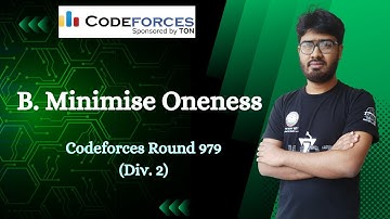 B. Minimise Oneness Solution || Codeforces Round 979 (Div. 2) Solution in C++