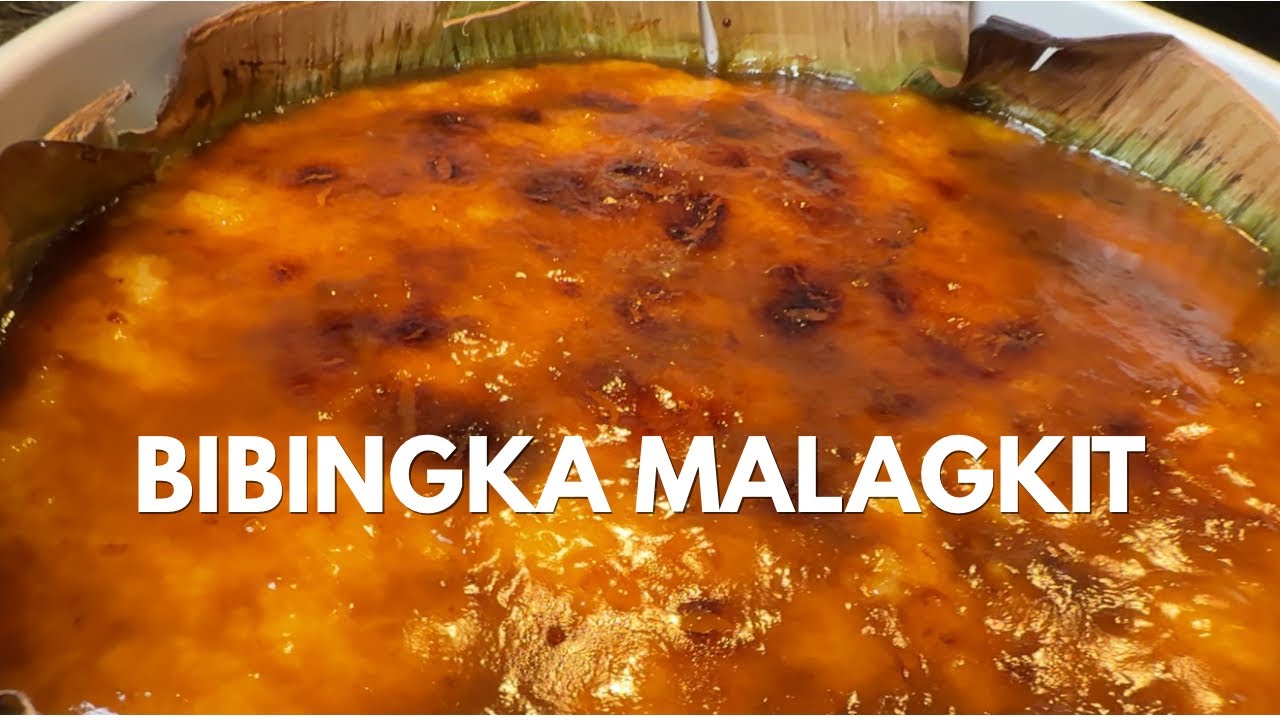 Bibingka Malagkit Recipe | Filipino Sticky Rice Cake with Latik Toppings