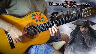Video thumbnail of "『Up Is Down』(Pirates of the Caribbean 3) meet flamenco gipsy guitar【fingerstyle soundtrack cover】"
