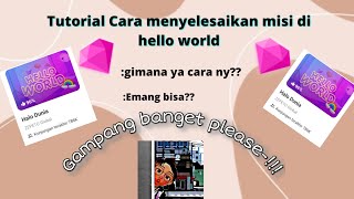 Tutorial cara menyelesaikan misi di map (Hello world )||Mudah banget Please-!!! screenshot 3