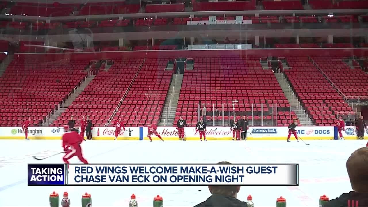 Red Wings home opener at Little Caesars Arena YouTube