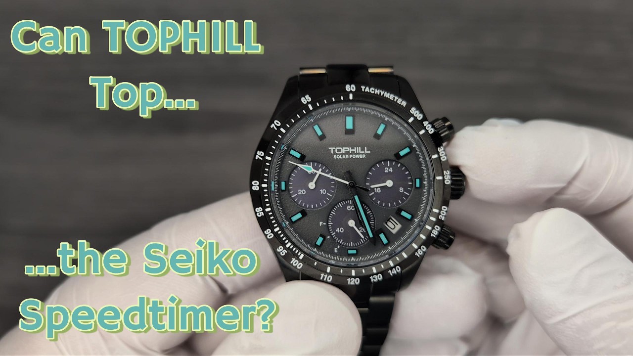 Why Pay $600+ for a Seiko? The TOPHILL Solar Chrono Beats It for