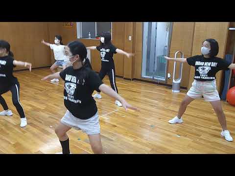 準備体操 柔軟体操 ストレッチ キッズダンシング水曜日クラス キッズガーデン武蔵小杉教室 指導  梶原和歌子 小林杏純 2021,10,27