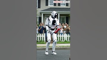 Robot Firefighter Saves the Day! 🔥🤖 #shorts #future #humanoid #technology