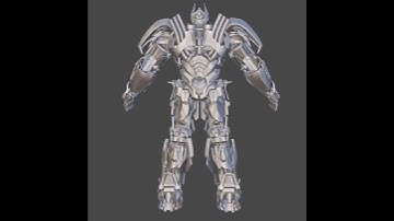 Optimus Prime (AOE) 3d model | lender hardsurface modelling