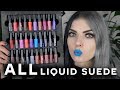 NYX LIQUID SUEDE LIPSTICK SWATCHES | all 30 shades!!