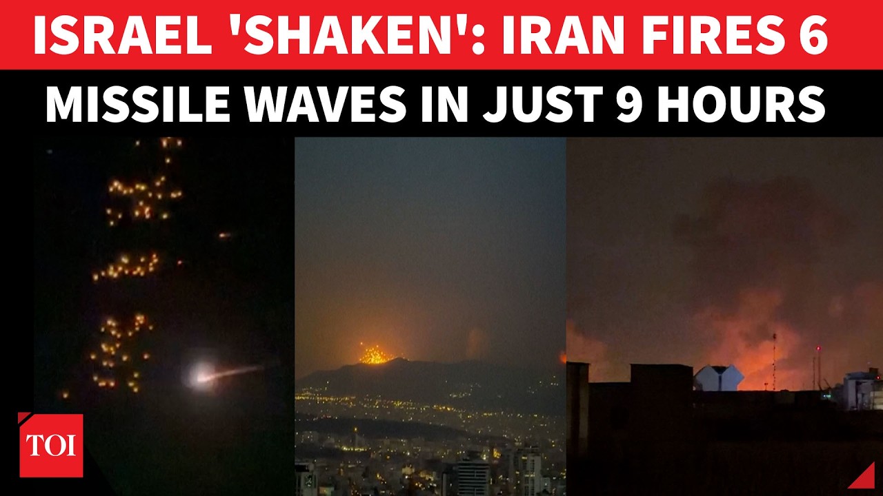 Missile Nightmare In Israel As Iran Launches SIXTH Ballistic Barrage Within Hours; IDF Scrambles