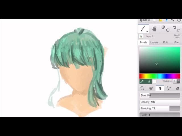 Kleki - Paint Tool  Anime girl drawings, Drawings, Digital art