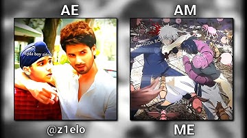 After Effects VS Alight Motion. ( *Free Preset ) ,@z1elo remake edit ~ TOJi - Ek Tera Pyaar !