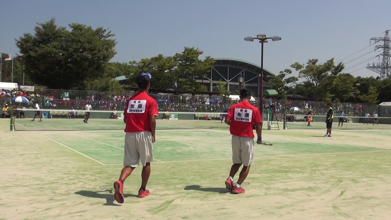 2018IH 男子ソフトテニス　1回戦　糸満・加藤（奈良・高田商）VS田村・近藤（秋田・能代松陽）