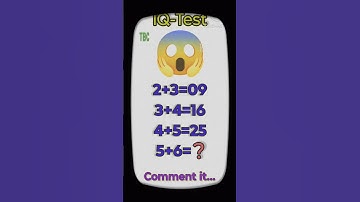 IQ test 🧐 Only For Genius #shorts