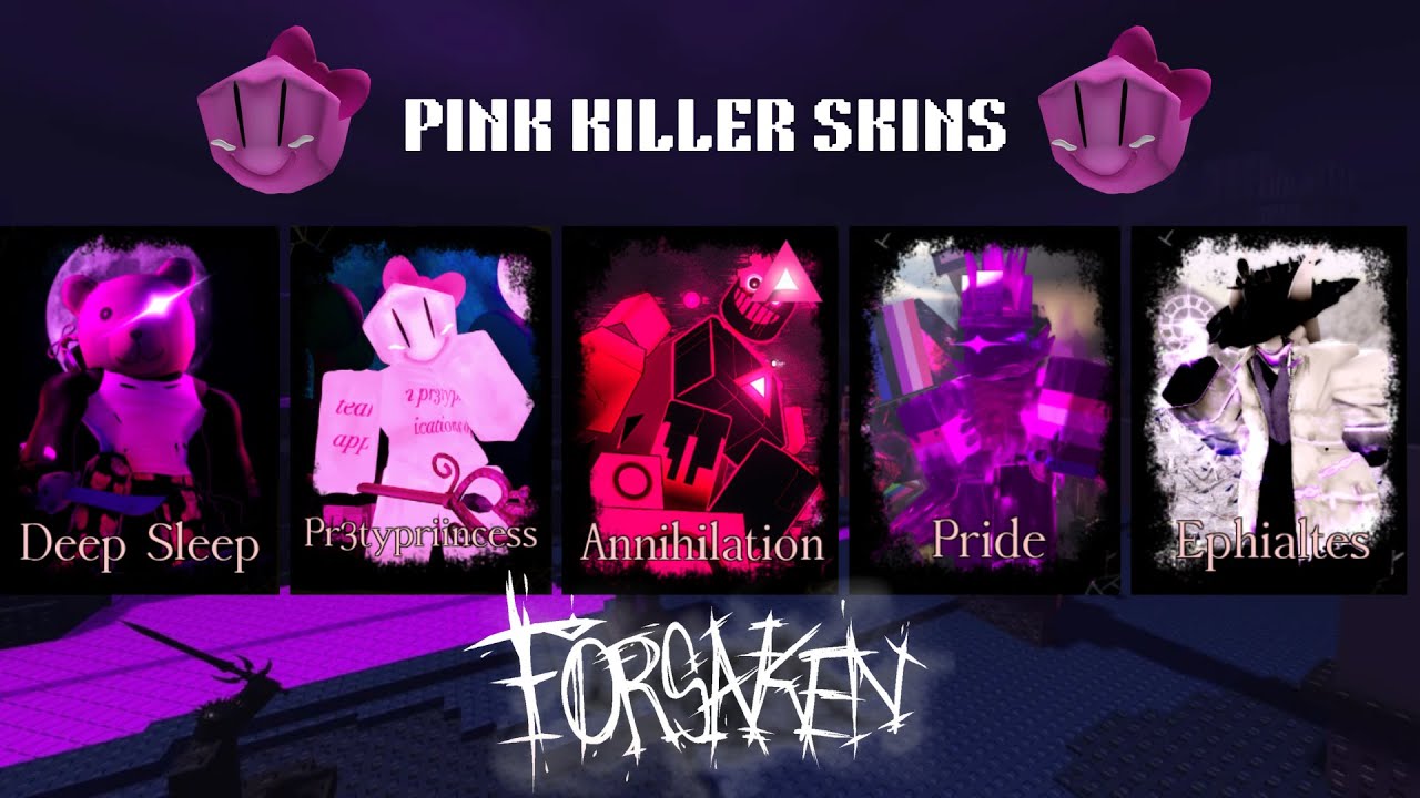 Server Wiping With PINK KILLER SKINS (Forsaken)