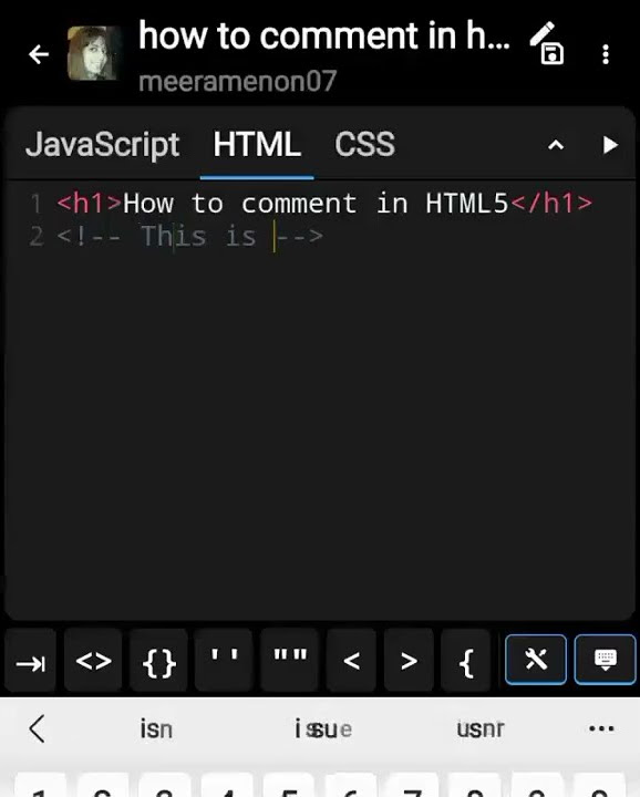 How To Add Comments In HTML #HowToAddCommentsInHTML #shorts #html # ...