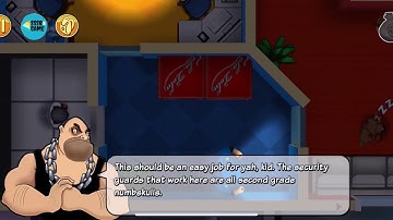 Robbery Bob: CHAPTER 2 - DOWNTOWN Level 11 , 100% iOS/Android Walkthrough