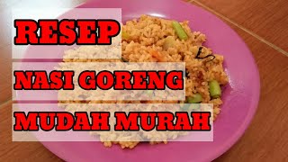 Tips Memasak Nasi Goreng Tanpa Telur Agar Tidak lengket Di Wajan || Abang Kakilima 💯👍(🔥)