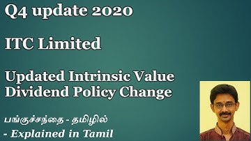 ITC Q4 2020 Update | Updated Intrinsic Value| Dividend Policy | Explained in Tamil