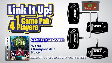 GBA Single-Pak Link - World Championship Poker (teaching kids how to gamble)