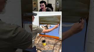 Artist Almost Ruins The Painting