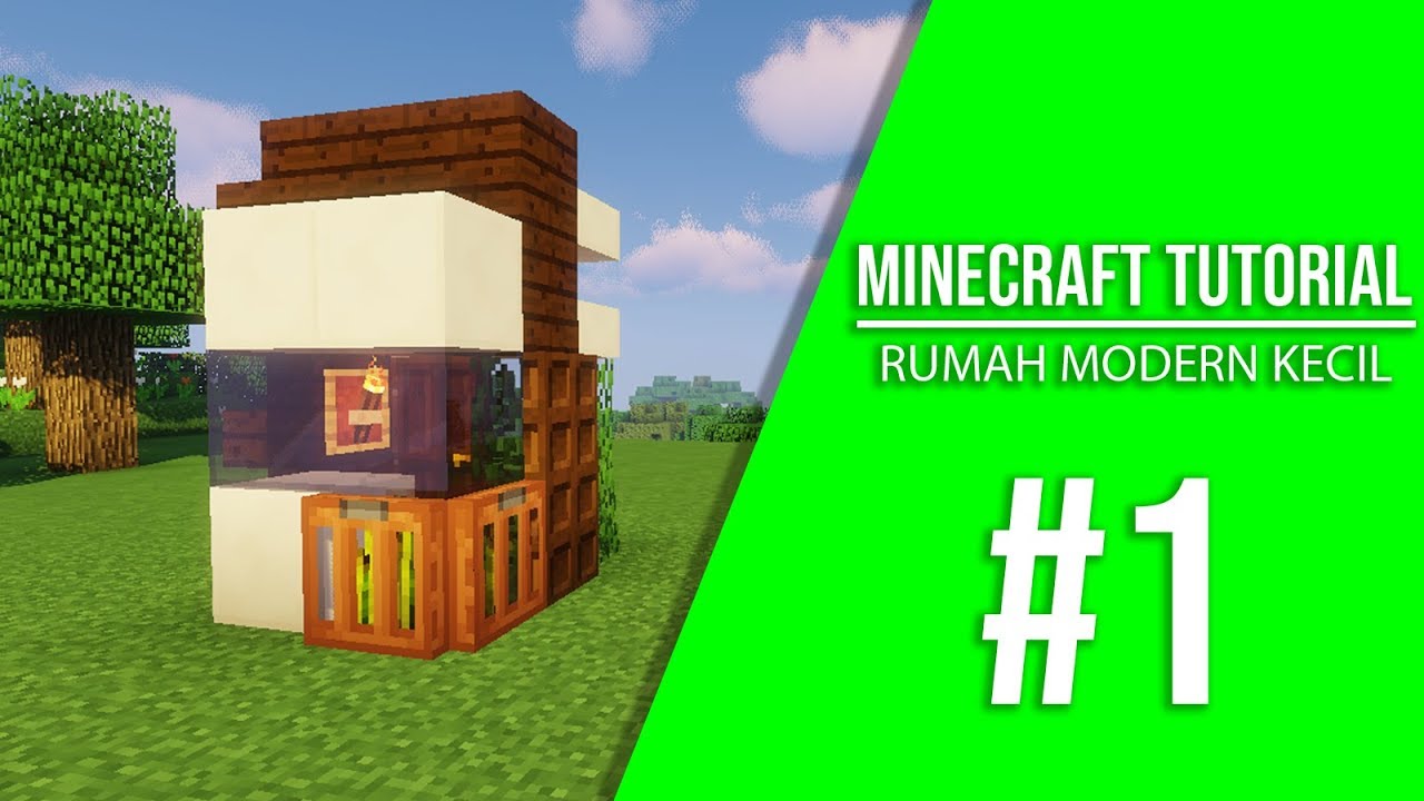 Cara Membuat  Rumah  Modern  Kecil Minecraft  Tutorial  YouTube