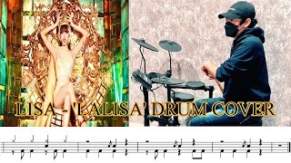 Download lagu LISA - 'LALISA' [Drum Cover : Drum Sheet] By T.Ball Jednipat (ครูบอลสอนกลอง)