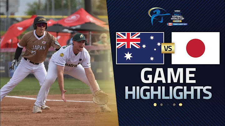 HIGHLIGHTS | 🇦🇺 Australia vs 🇯🇵 Japan | WBSC Men's Softball World Cup Finals 2025