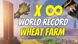 The BIGGEST Wheat Farm in Minecraft? (World Record) | PurityVanilla