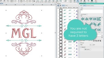 9. Creating Monograms in Hatch Embroidery 3